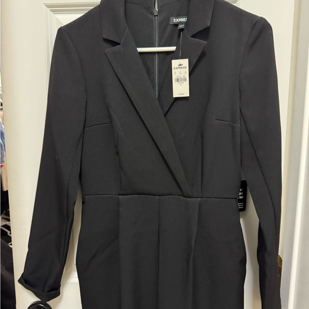 Express Black Blazer Dress